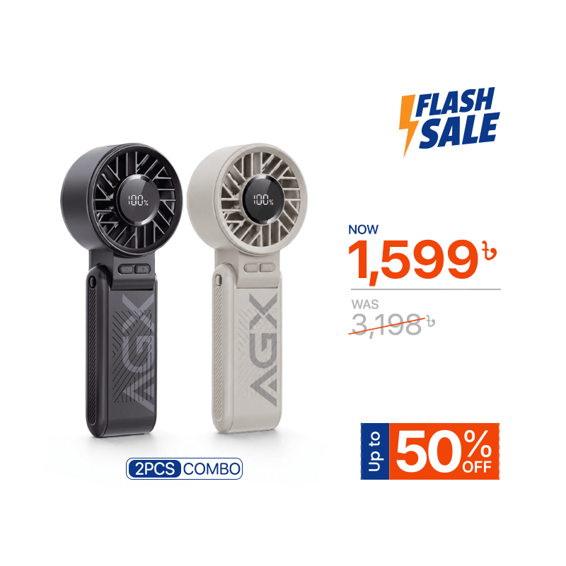 AGX HF40 Portable Handheld Fan - 4000mAh