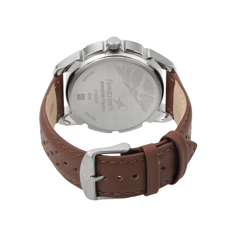 Fastrack Loopholes 3124SL06 Quartz Analog Leather Strap Men’s Watch