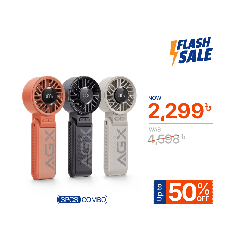 AGX HF40 Portable Handheld Fan - 4000mAh