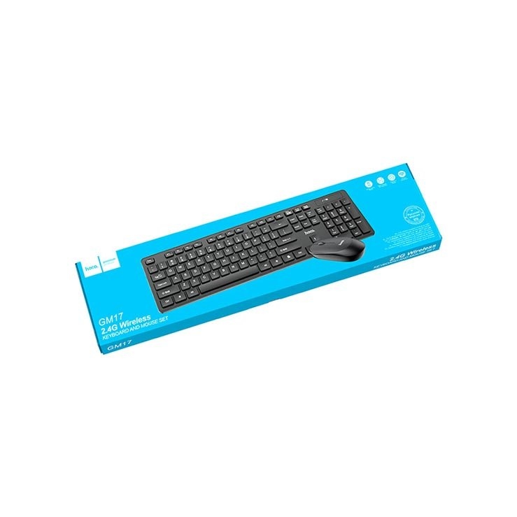 Hoco GM17 2.4G Wireless Keyboard and Mouse Set