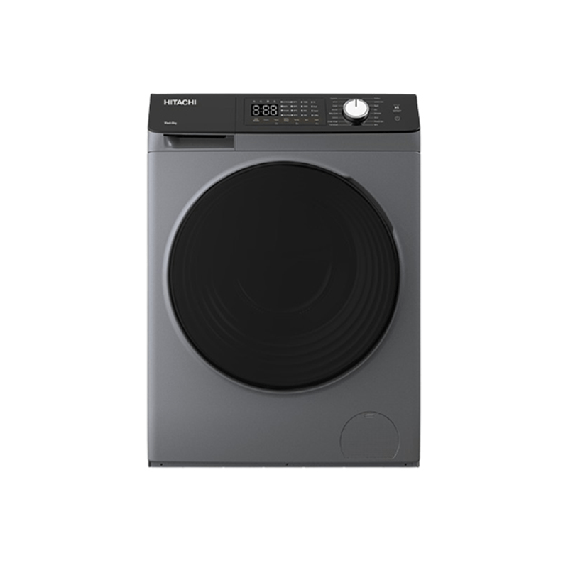 Hitachi BD-802HVOS Inverter Front Loading Washing Machine - 8KG