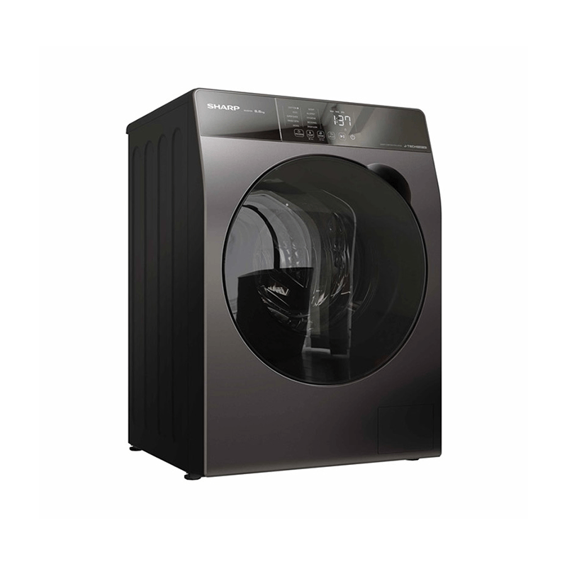 Sharp ES-FW85SG Front Loading Inverter Washing Machine - 8.5KG