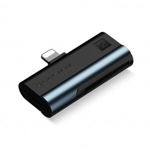 Usams US-SJ430 Lightning Port Card Reader(SD card+TF card）