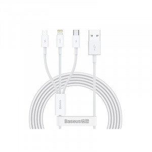 Baseus Superior Series Fast Charging Data Cable USB to M+L+C