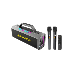 Awei KT8 Karaoke Wireless Speaker With Dual Microphone & Remote