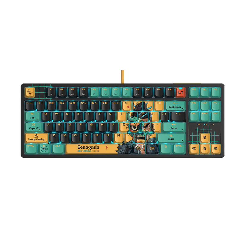 A4TECH Bloody AT87 RGB Wired Mechanical Gaming Keyboard