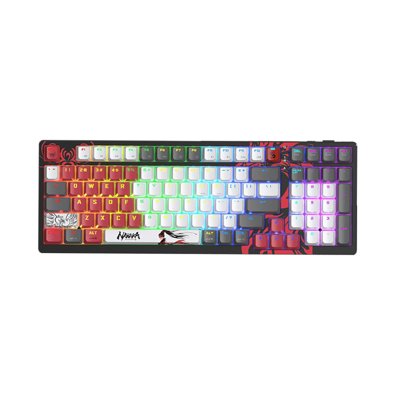 A4TECH Bloody WS98 Tri Mode Wireless RGB Mechanical Keyboard