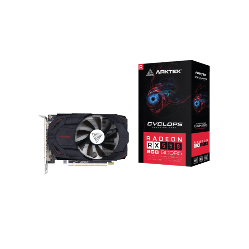 ARKTEK AMD Radeon RX 550 8GB GDDR5 Graphics Card