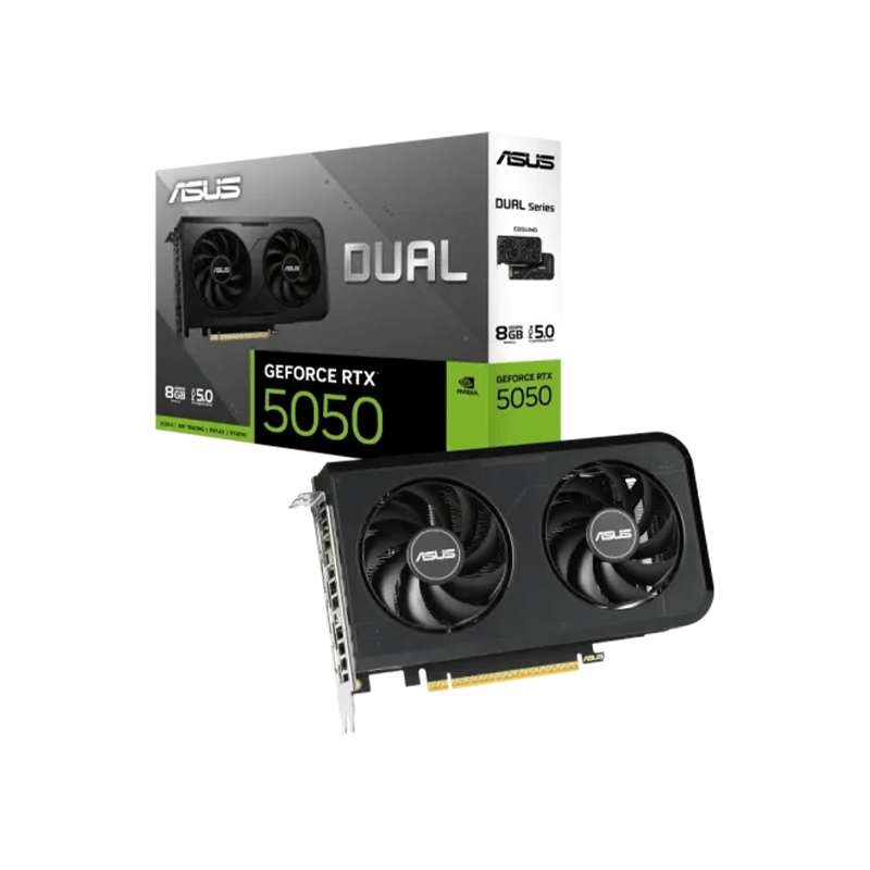 ASUS Dual GeForce RTX 5050 8GB GDDR6 Graphics Card