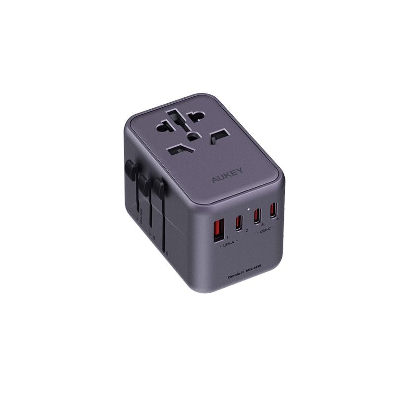 AUKEY Travel Mate 65W GaN Universal Adapter with USB Ports