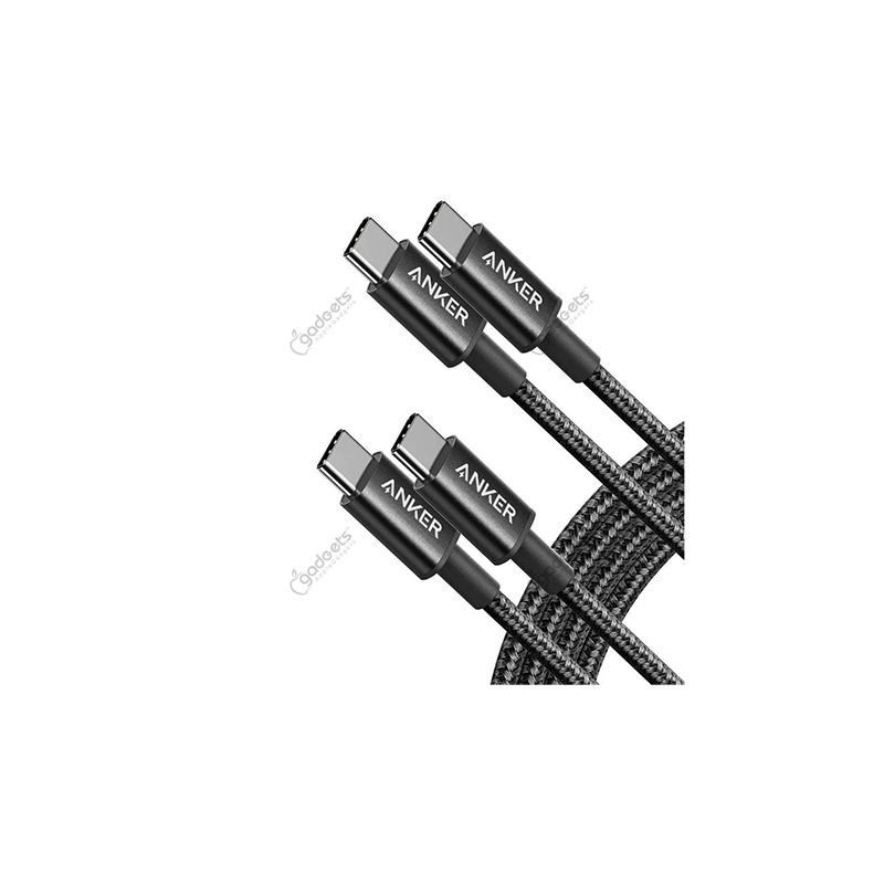 Anker A8756 Type C to Type C Braided Cable - 100W