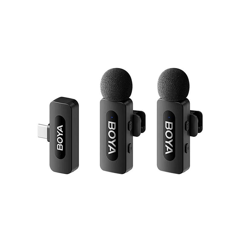 BOYA BY-V20 V2.0 Ultracompact Next-Gen Dual-Channel Type-C Wireless Microphone