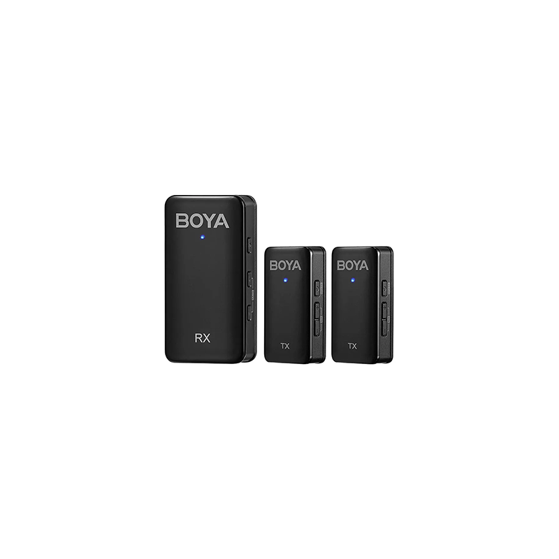 BOYA Wmic5-M2 Ultracompact 2.4GHz Dual-Channel Wireless Microphone