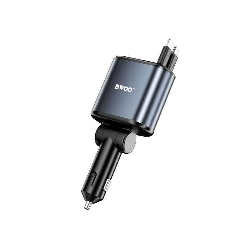 BWOO BO-CC109 120W 4 in 1 Car Charger