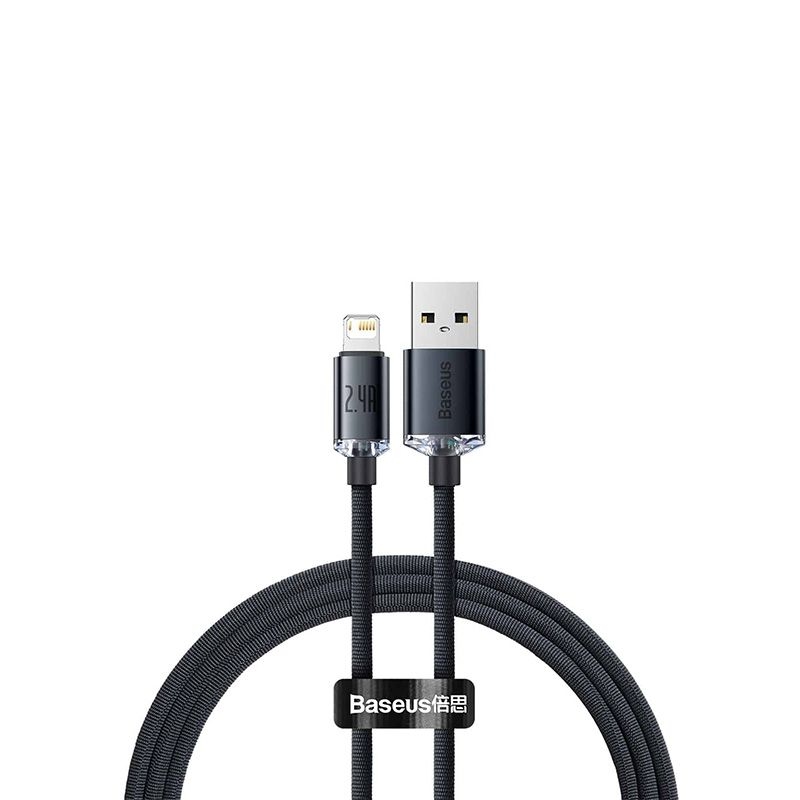 Baseus Crystal Shine Series Fast Charging Data Cable USB to iP 2.4A