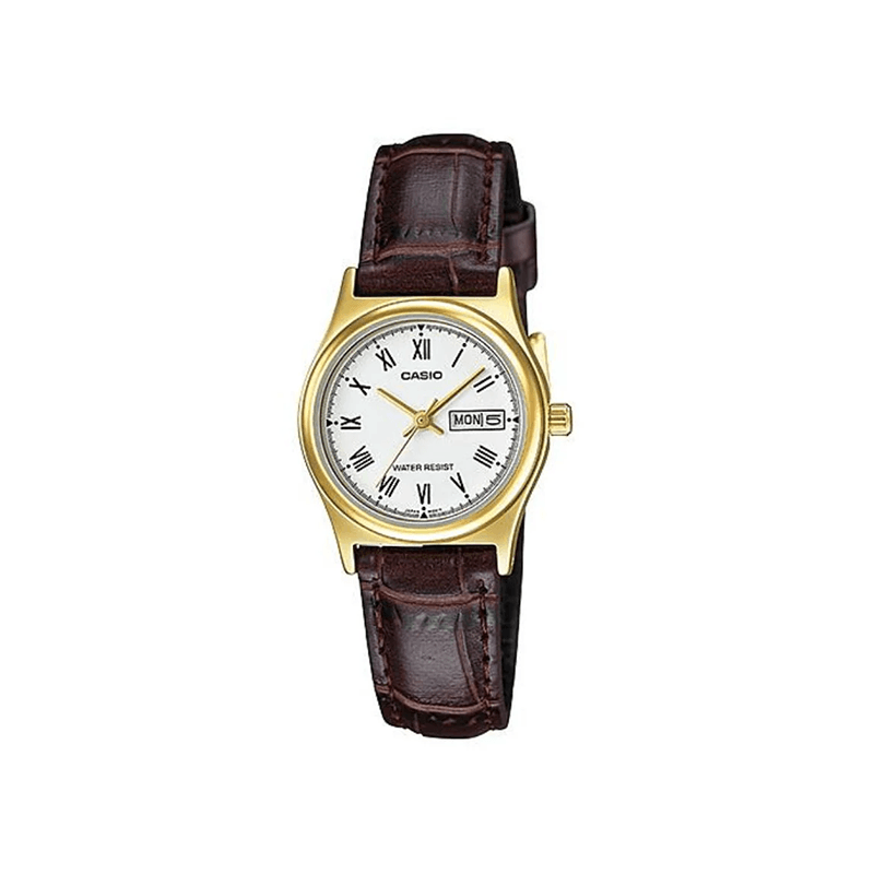 Casio Enticer LTP-V006GL-7B Analog Leather Strap Women’s Watch