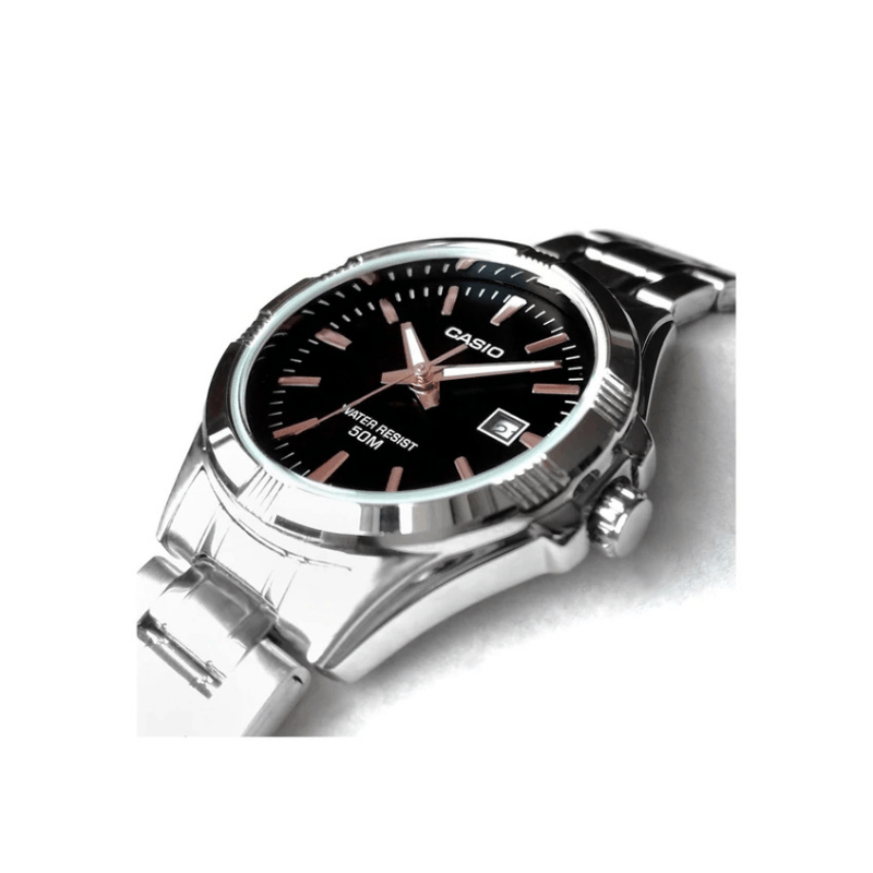 Casio Enticer MTP 1308D-1A2VDF Date Chain Men's Watch