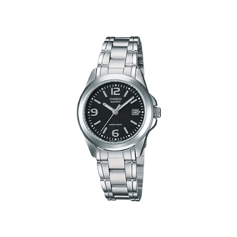 Casio Standard LTP‑1215A‑1ADF Analog Stainless Steel Women’s Watch