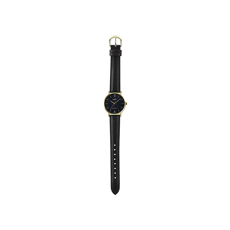Casio Standard LTP-VT01GL-1B Leather Strap Women's Watch