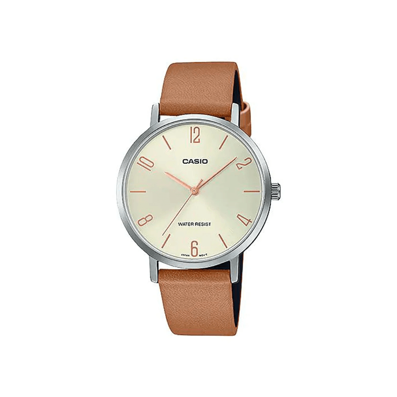 Casio Standard LTP-VT01L-5B Leather Strap Women's Watch