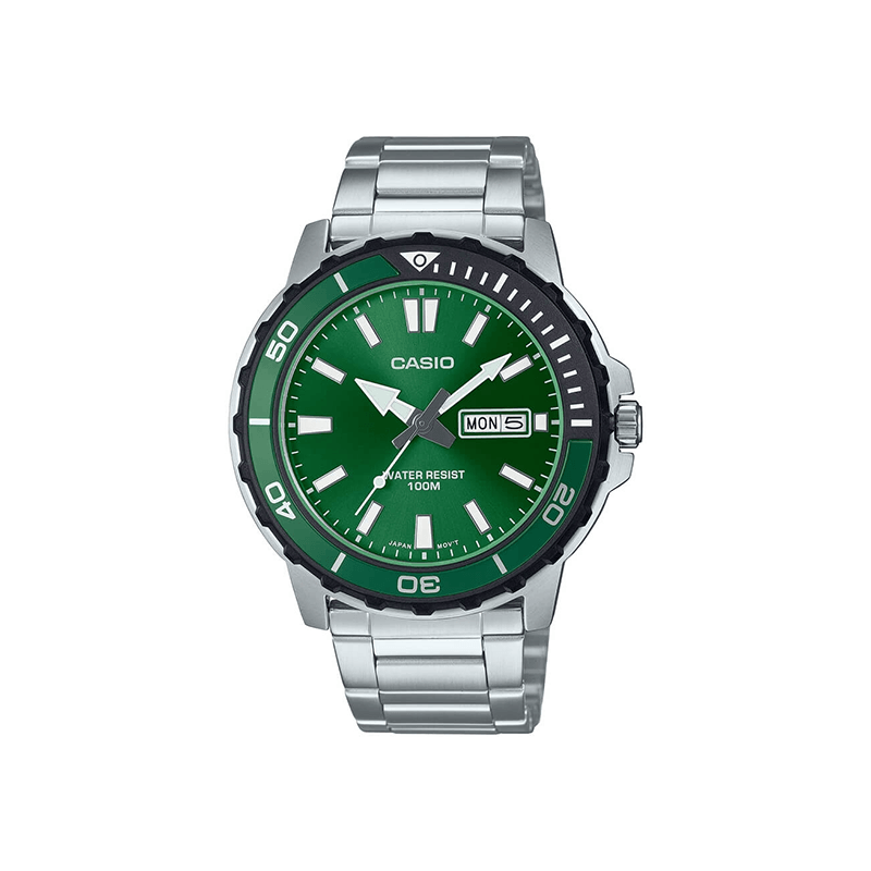 Casio Standard MTD-125D-3AVDF Analog Stainless Steel Men’s Watch