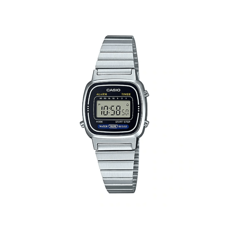 Casio Vintage LA670WA-1DF Digital Stainless Steel Women’s Watch