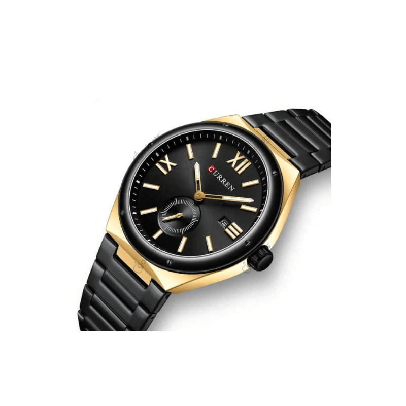 Curren 8471 Luxury Quartz Stainless Steel Strap Men’s Watch