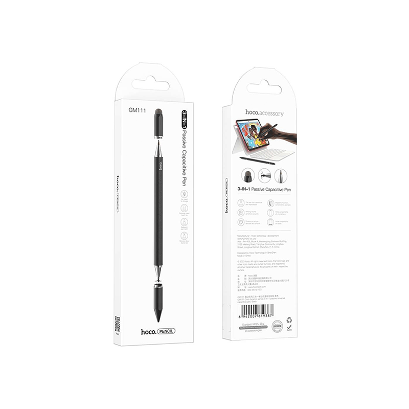 Hoco GM111 Cool Dynamic Series 3 in 1 Passive Universal Captive Pen