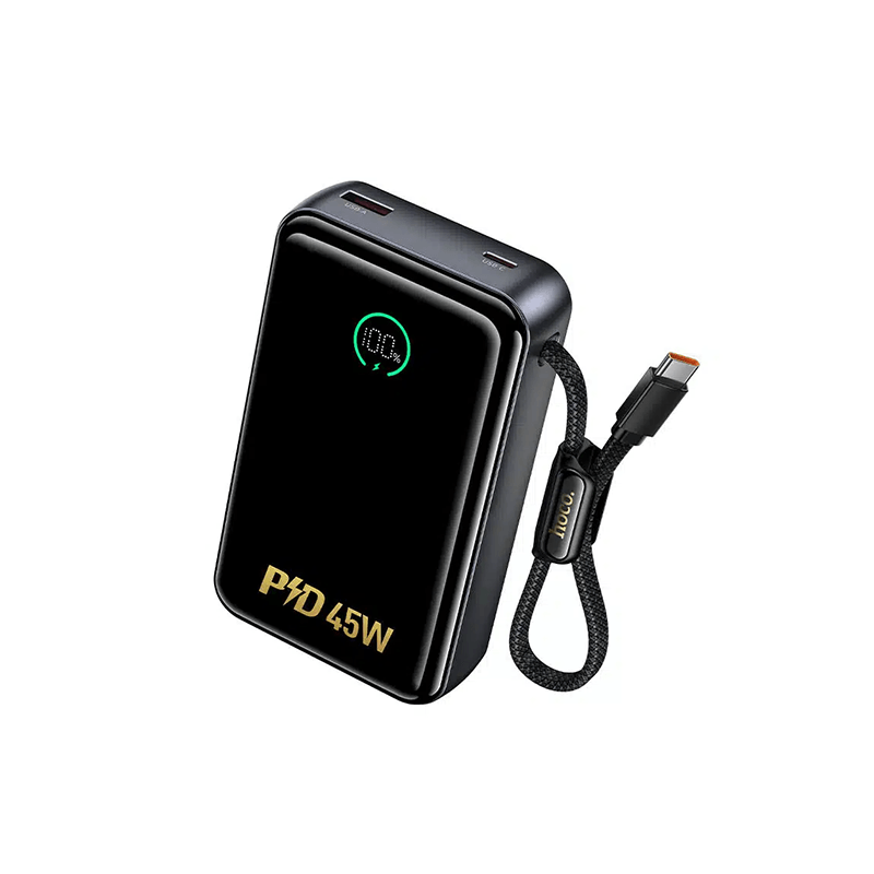Hoco Q54 Shine PD45W Power Bank with Cable - 20000mAh