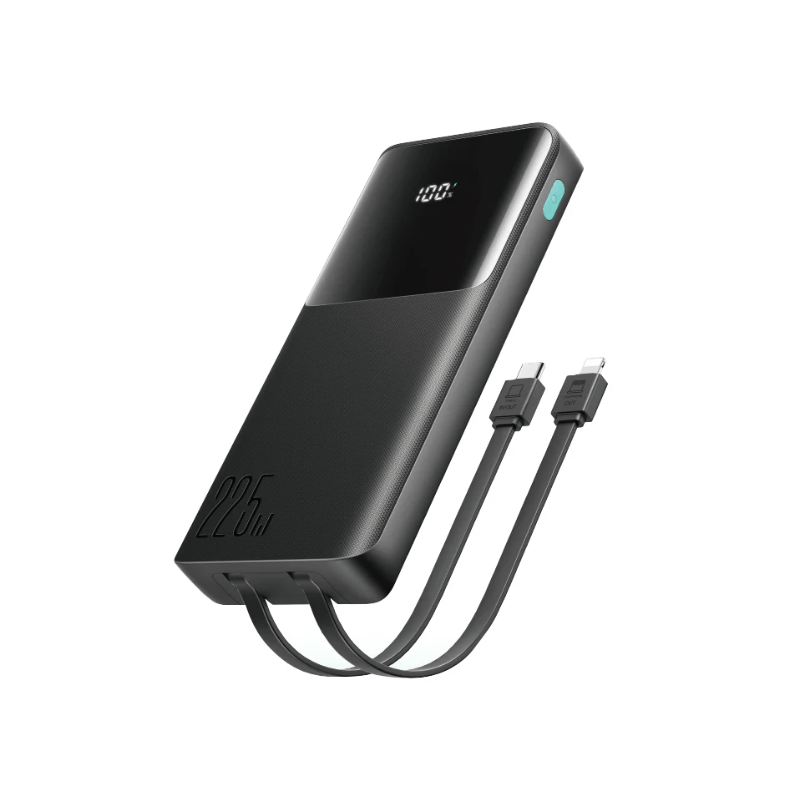 Joyroom JR-PBF19 22.5W Fast Charge Dual Cable Portable Power Bank - 10000mAh