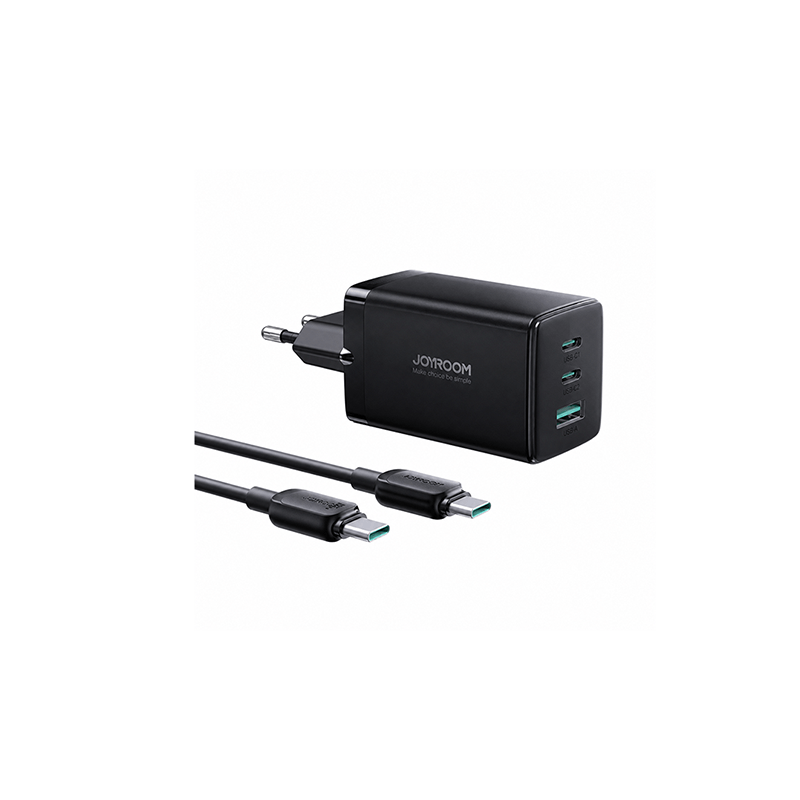 Joyroom JR-TCG01 GaN Ultra Fast Charger With Type-C Cable - 65W