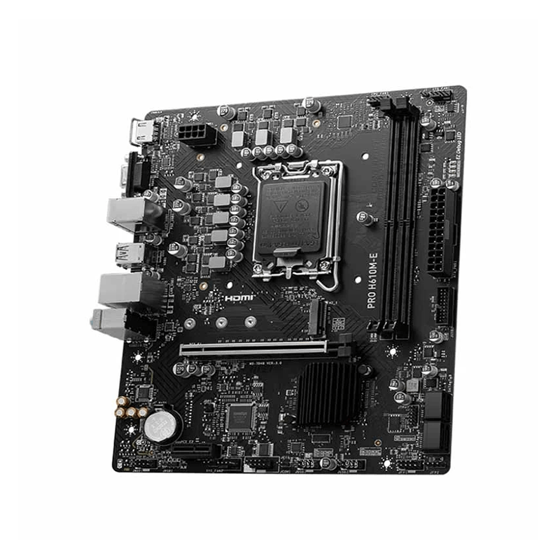 MSI PRO H610M-E DDR5 Intel Micro ATX Motherboard