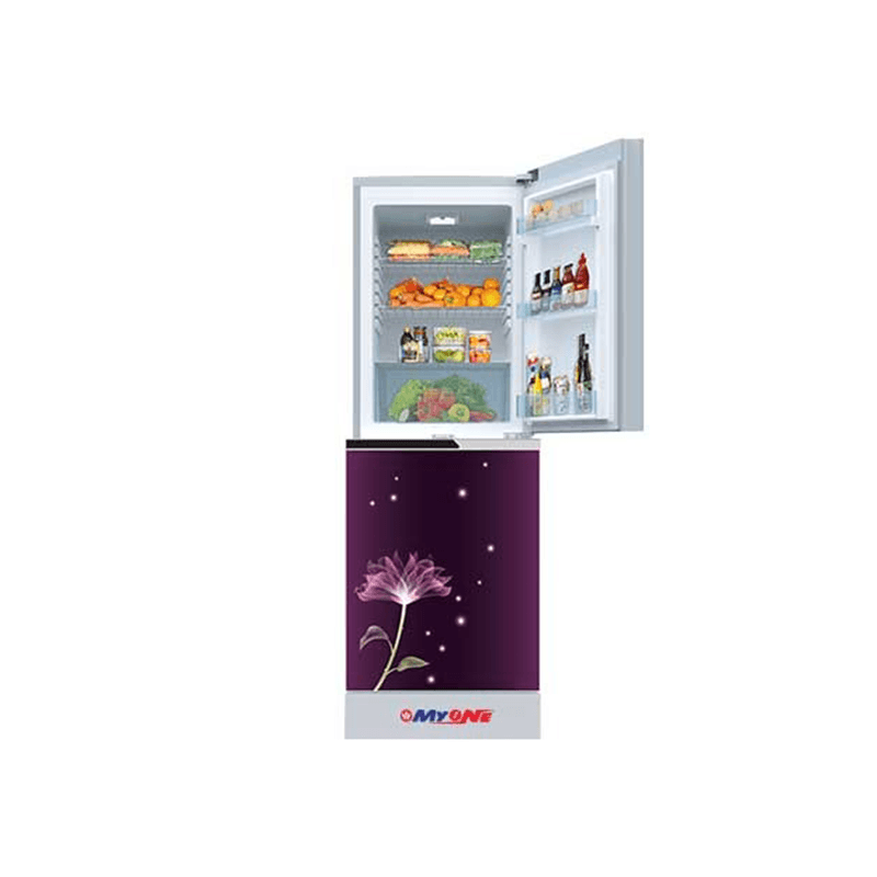 MyOne MY-2E6G Perfume Lily Black Full Match Refrigerator - 256L