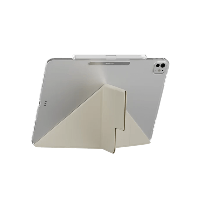 Mageasy Facet with Pencil Holder Folding Folio Case for iPad