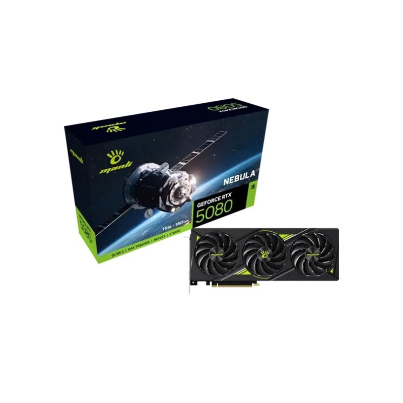 Manli Nebula GeForce RTX 5080 16GB GDDR7 Graphics Card