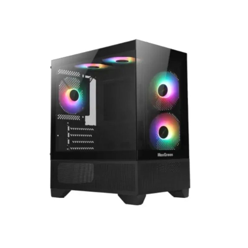 MaxGreen Panora PS5 Mid-Tower M-ATX Gaming Casing With 200W PSU
