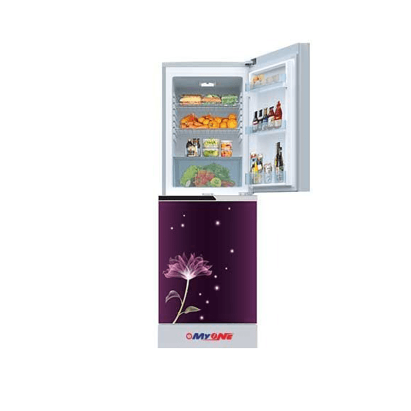 MyOne MY-2B5G Perfume Lily Black Full Match Refrigerator - 225L
