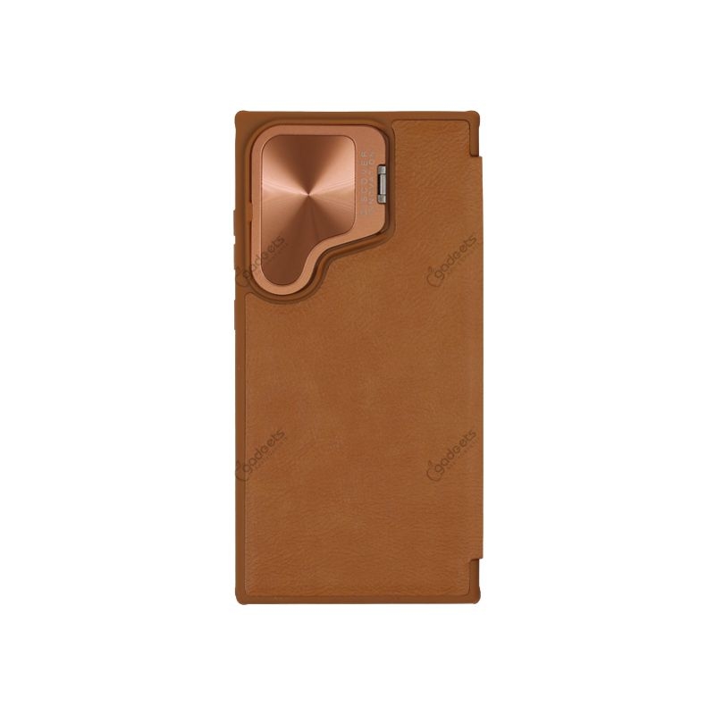 Nillkin Qin Prop Leather Case with Lens Protection for Galaxy S24 Ultra