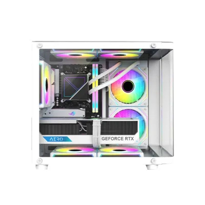 PC Power Icecube Edge 5 ARGB Mini Tower Gaming Casing
