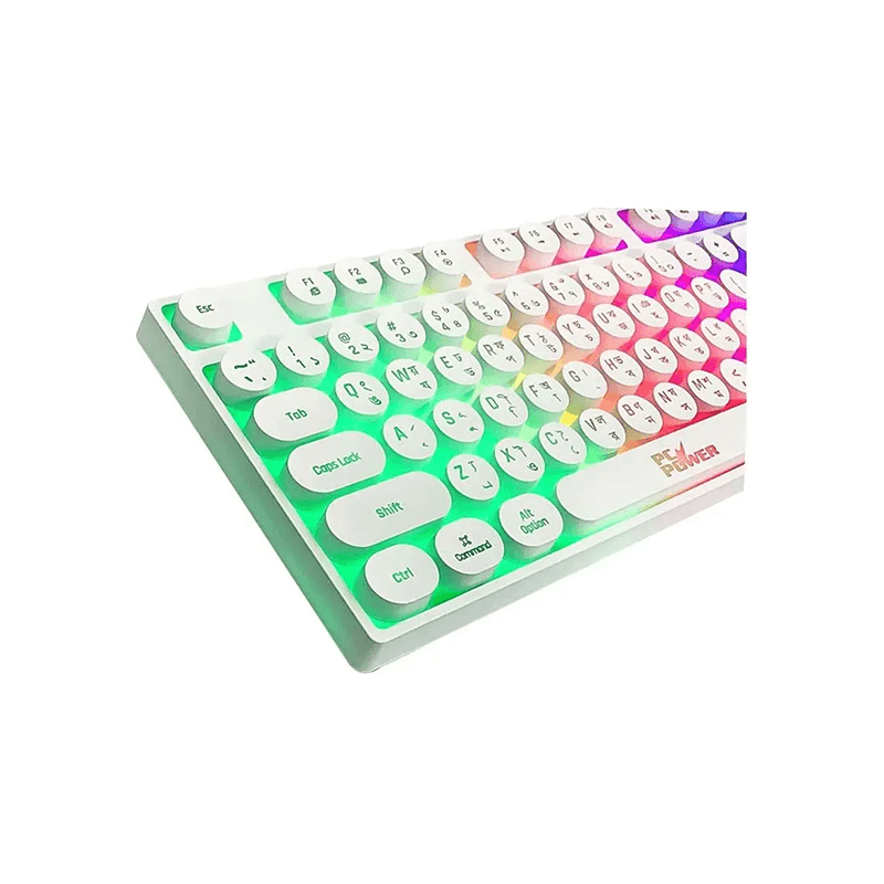 PC Power K87 RGB Wired Gaming Keyboard with Bangla