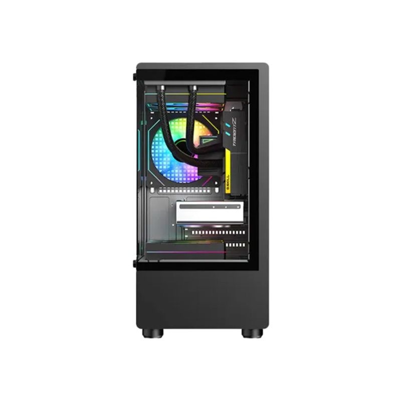 PC Power Vertical X2 mATX 5 ARGB Mid Tower Gaming Casing