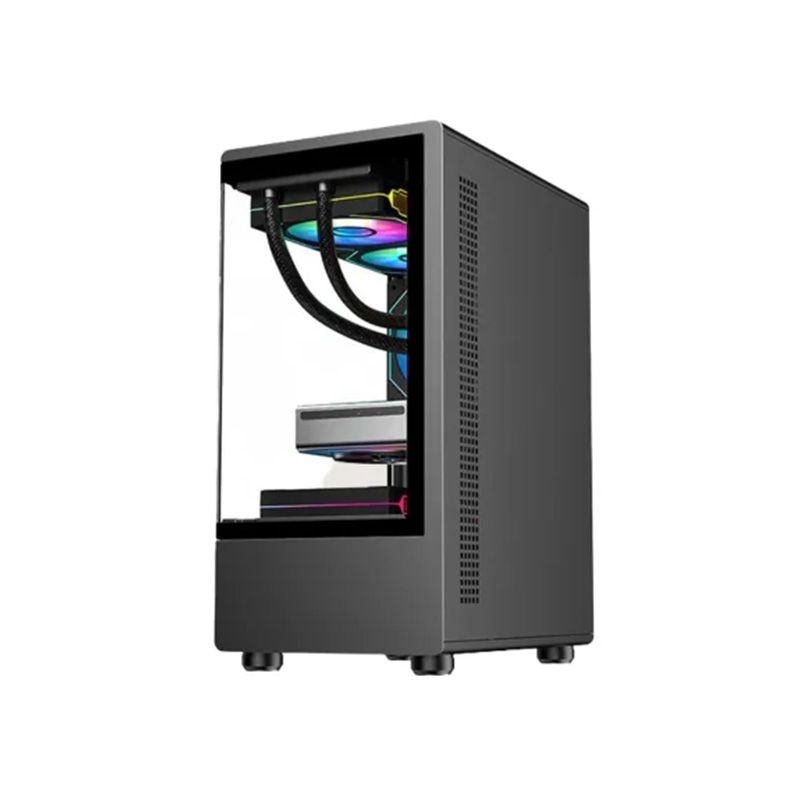 PC Power Vertical X2 mATX 5 ARGB Mid Tower Gaming Casing