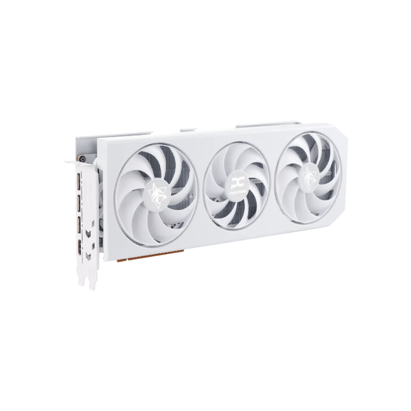PowerColor Hellhound Spectral White AMD Radeon RX 9070 XT 16GB GDDR6 Graphics Card