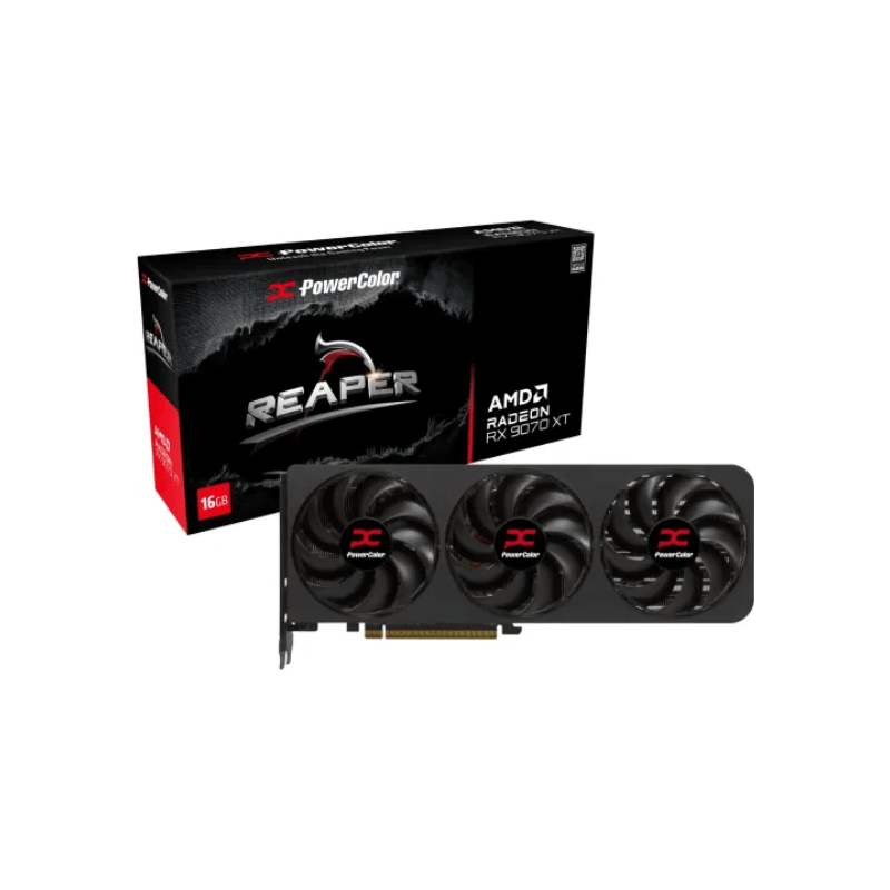 PowerColor Reaper AMD Radeon RX 9070 16GB GDDR6 Graphics Card