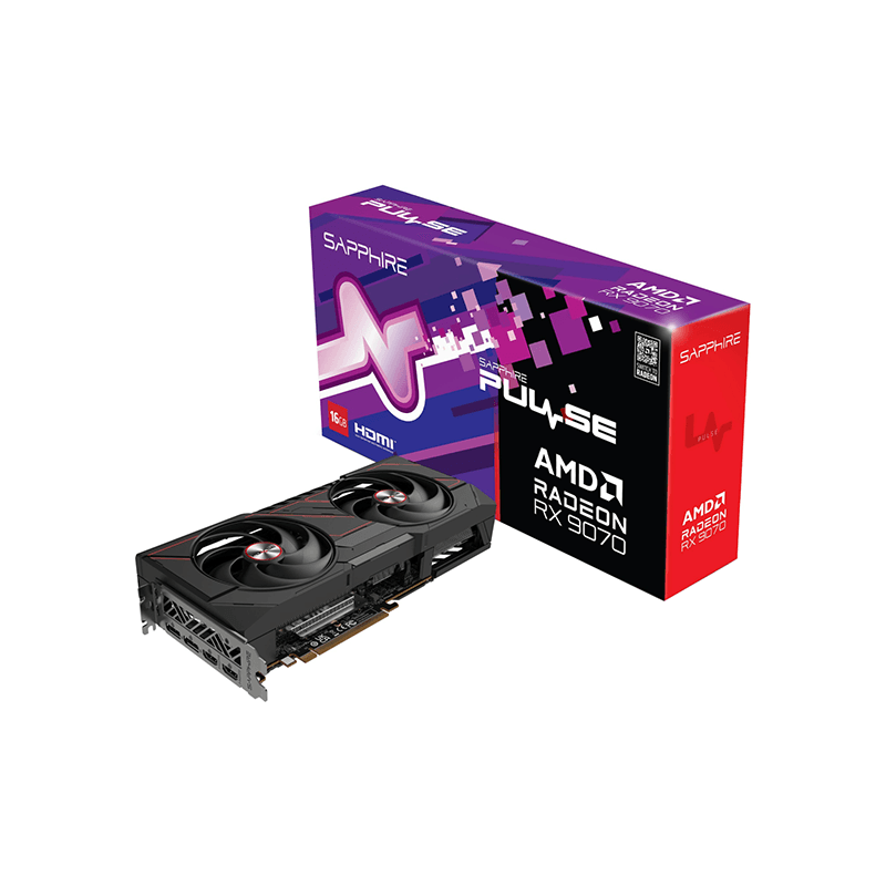 Sapphire PULSE AMD Radeon RX 9070 16GB GDDR6 Graphics Card