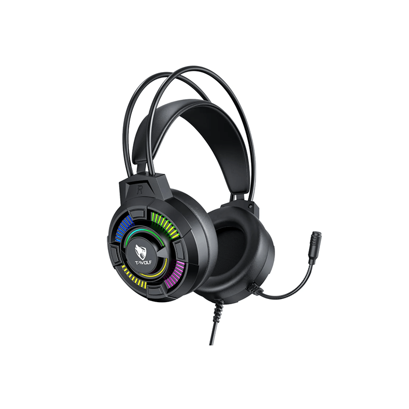 T-WOLF H140 Stereo Over Ear Gaming Headset