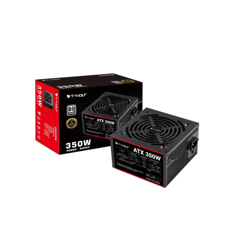 T-Wolf ATX Power Supply With Cable - 350W