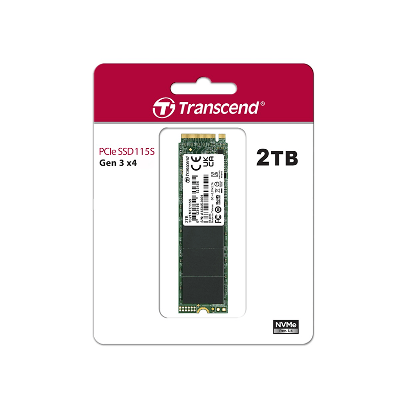 Transcend 115S NVMe M.2 2280 PCIe Gen3x4 Internal SSD