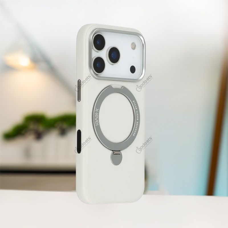 X-Level Better Skin Leather Magsafe Stand Case for iPhone 17 Series