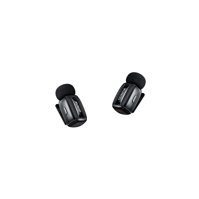 Xundd X65 2 Transmitters & 1 Receiver Mini Wireless Microphone